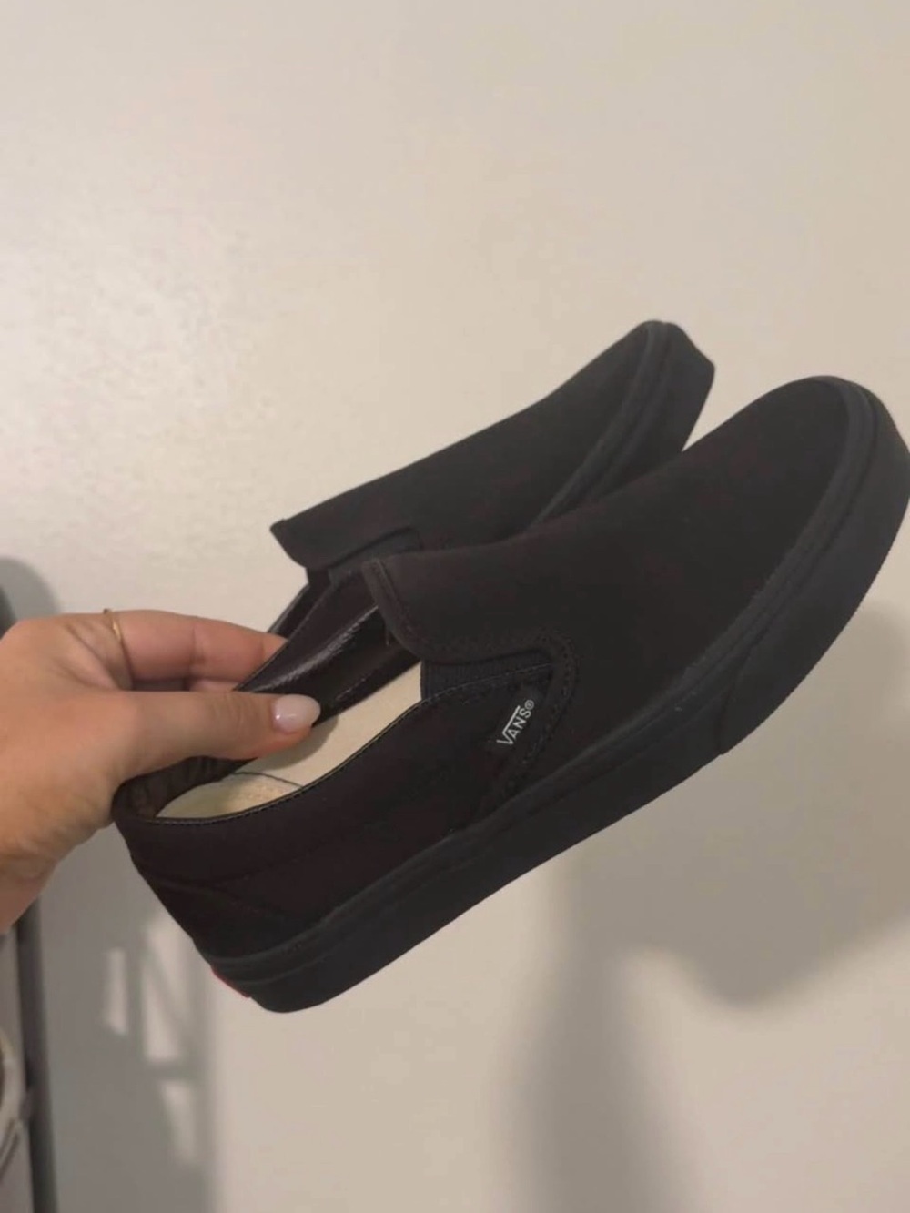Vans Slip-On Sneakers in Black
